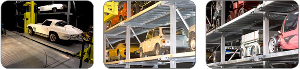 Transportmuseum gebruikt een volautomatisch parkeersysteem